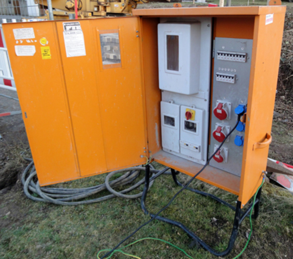 Baustromkasten bei Elektro Klippel in Aue